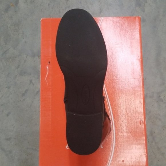 Easy Spirit Nadette Black Leather Long Boots - Picture 3 of 6